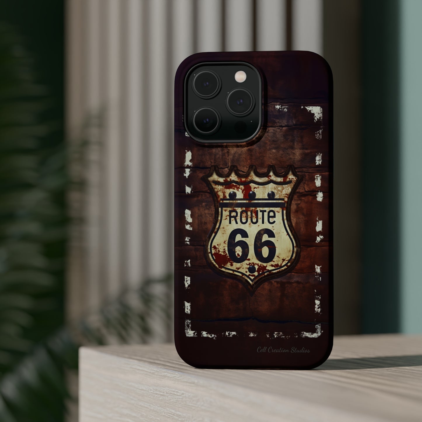 "Retro Route 66" Phone Case -MagSafe Tough Cases