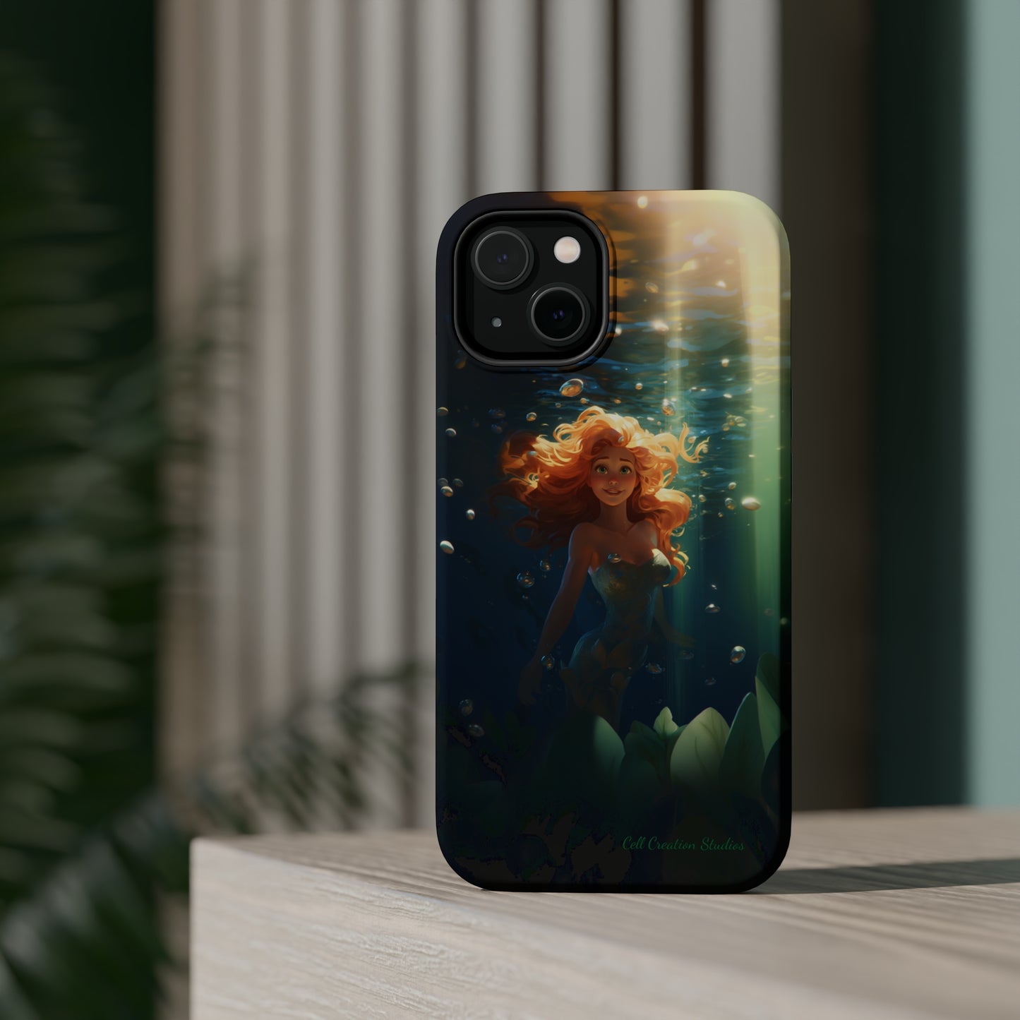 Dive into Enchantment with Our "Ariel Little Mermaid" Phone Case -MagSafe Tough Cases