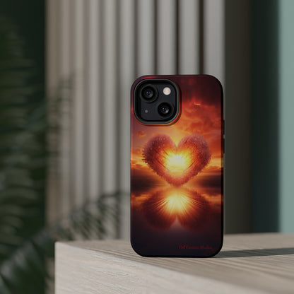 Introducing the "Sun-Kissed Heart" Cell Phone Case – Radiate Love and Light -MagSafe Tough Cases