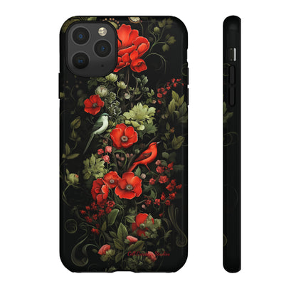 "Floral Serenade Elegance" -Tough iPhone Cases