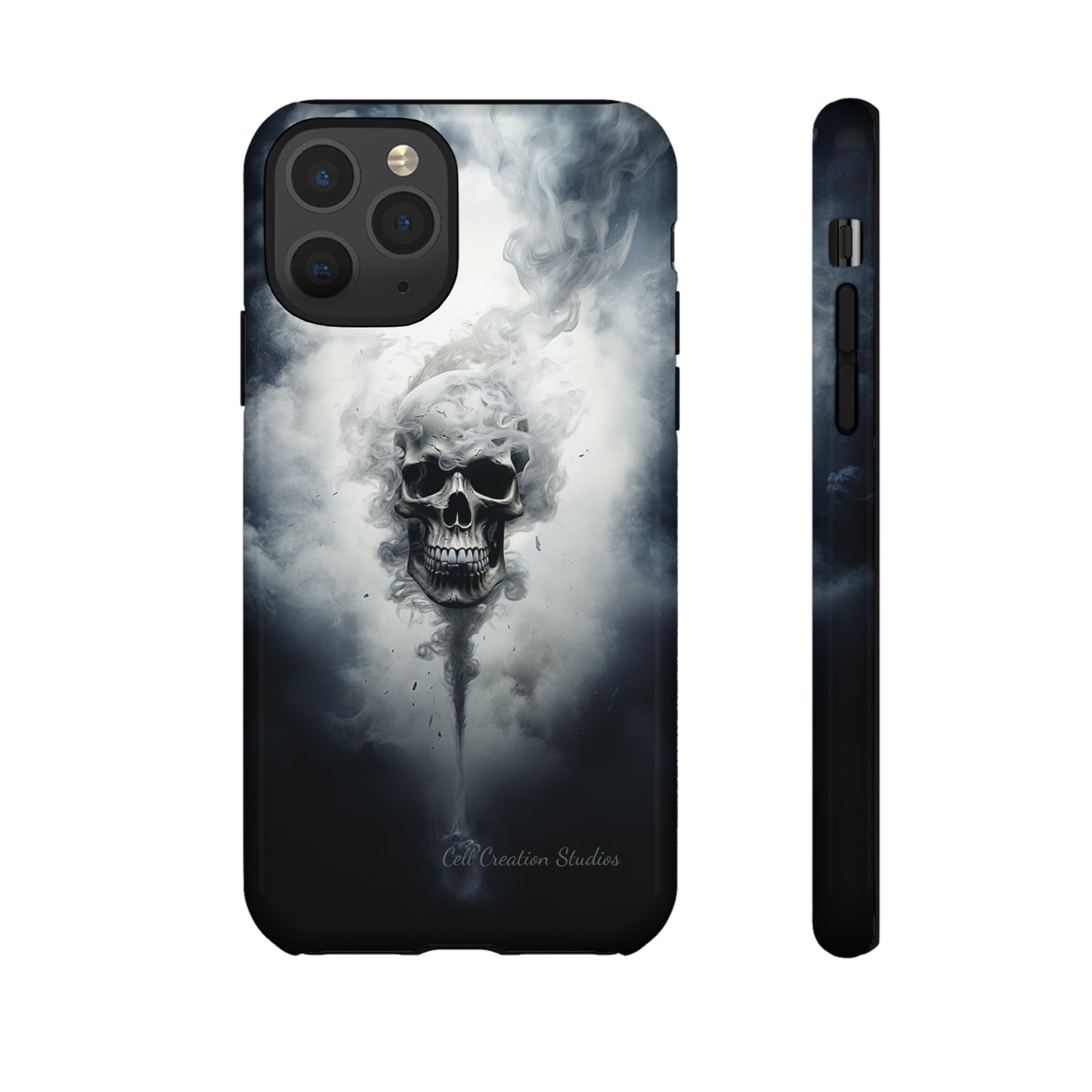 "Mystic Smoke Skull" -Tough iPhone Cases