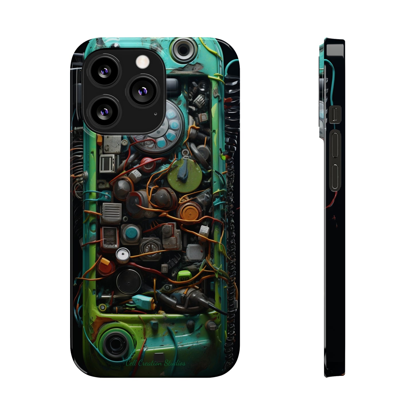 Introducing the "Mechanical Wonders" Cell Phone Case – Peek Inside with Intricate Cell Phone Inner Workings -Slim Phone Cases