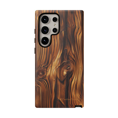 "Wood Grain Elegance" Tough Samsung Galaxy Cases