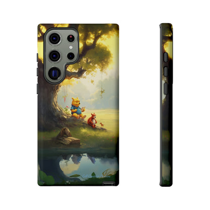 Introducing the "Winnie-The-Pooh Storytime" Cell Phone Case – A Nostalgic Journey with Friends -Tough Cases