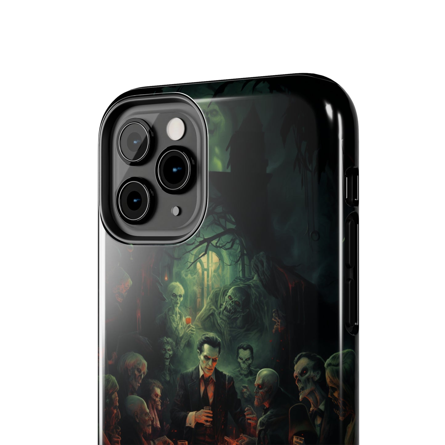 Introducing the "Ghoulish Gala" Cell Phone Case – Dracula's Halloween Soiree -Tough Phone Cases