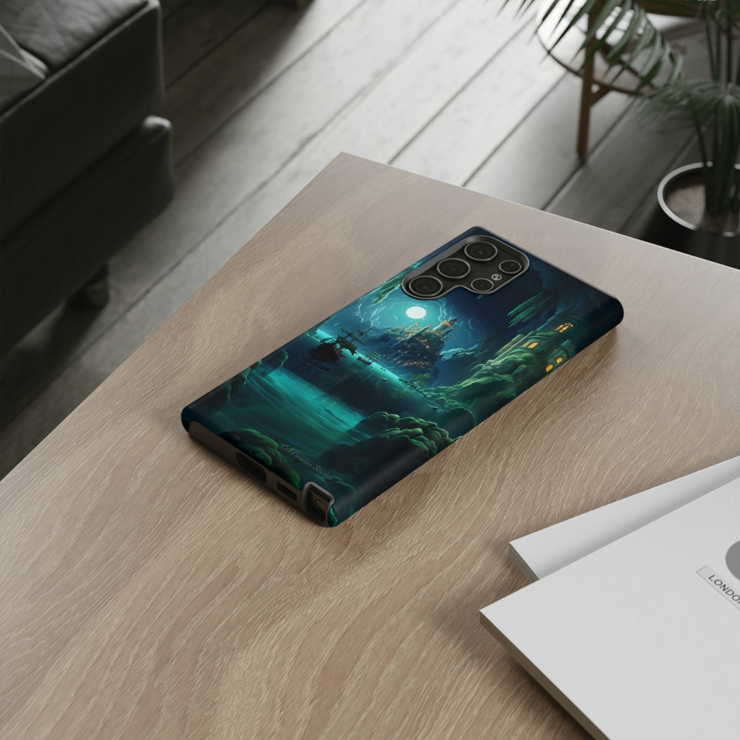 Introducing the "Moonlit Ancient City" Cell Phone Case – Explore Mysteries in the Glow of Moonlight -Tough Cases