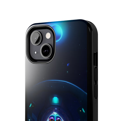 The "Cosmic Cruising Bored Alien" Phone Case-Tough Phone Cases