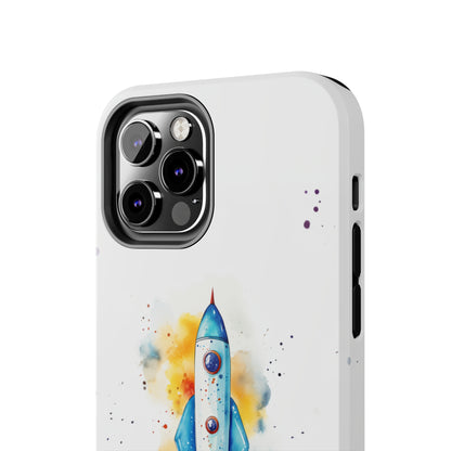 Introducing our "Cosmic Rocket" Cell Phone Case – Where Style Meets Adventure -Tough Phone Cases