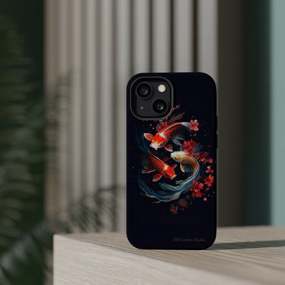 "Captivating Koi Fish" Phone Case -MagSafe Tough Cases