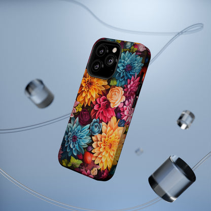 Introducing the "Floral Harmony" Cell Phone Case – Elevate Your Style with Nature's Grace -MagSafe Tough Cases