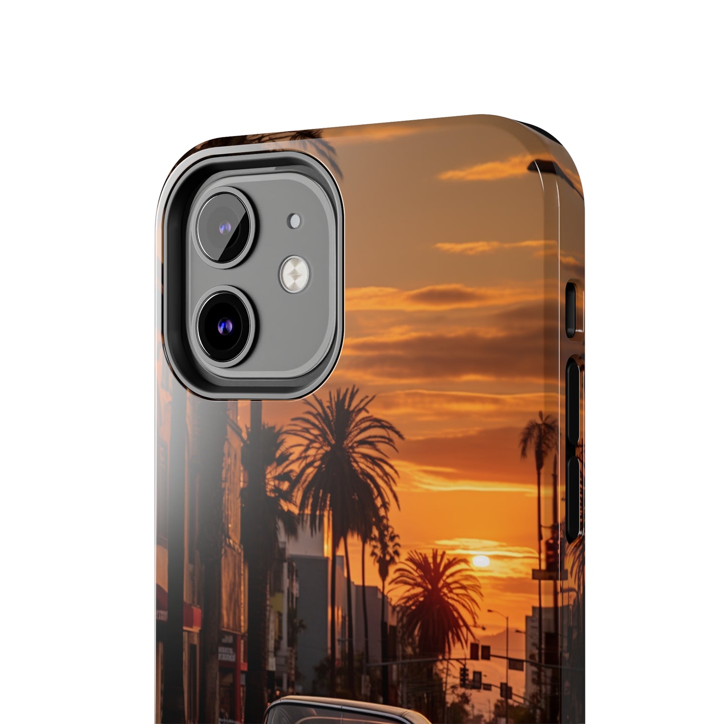 "Sunset Boulevard Classic Red Car" Cell Phone Case -Tough Phone Cases