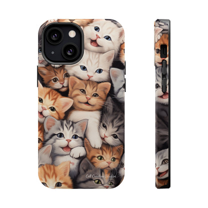 "Kitten Cuddle Haven" Phone Case -MagSafe Tough Cases