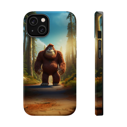 The "Trail Trekker" Bigfoot Cartoon Phone Case -MagSafe Tough Cases