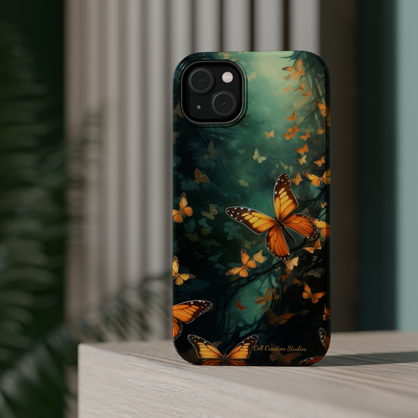 Introducing the "Butterfly Symphony" Cell Phone Case – Embrace the Dance of Nature! -MagSafe Tough Cases