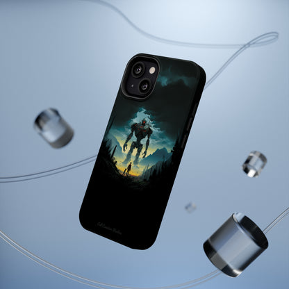 Introducing the "Rising Titan" Cell Phone Case – Witness the Astonishing Emergence of a Giant Robot! -MagSafe Tough Cases