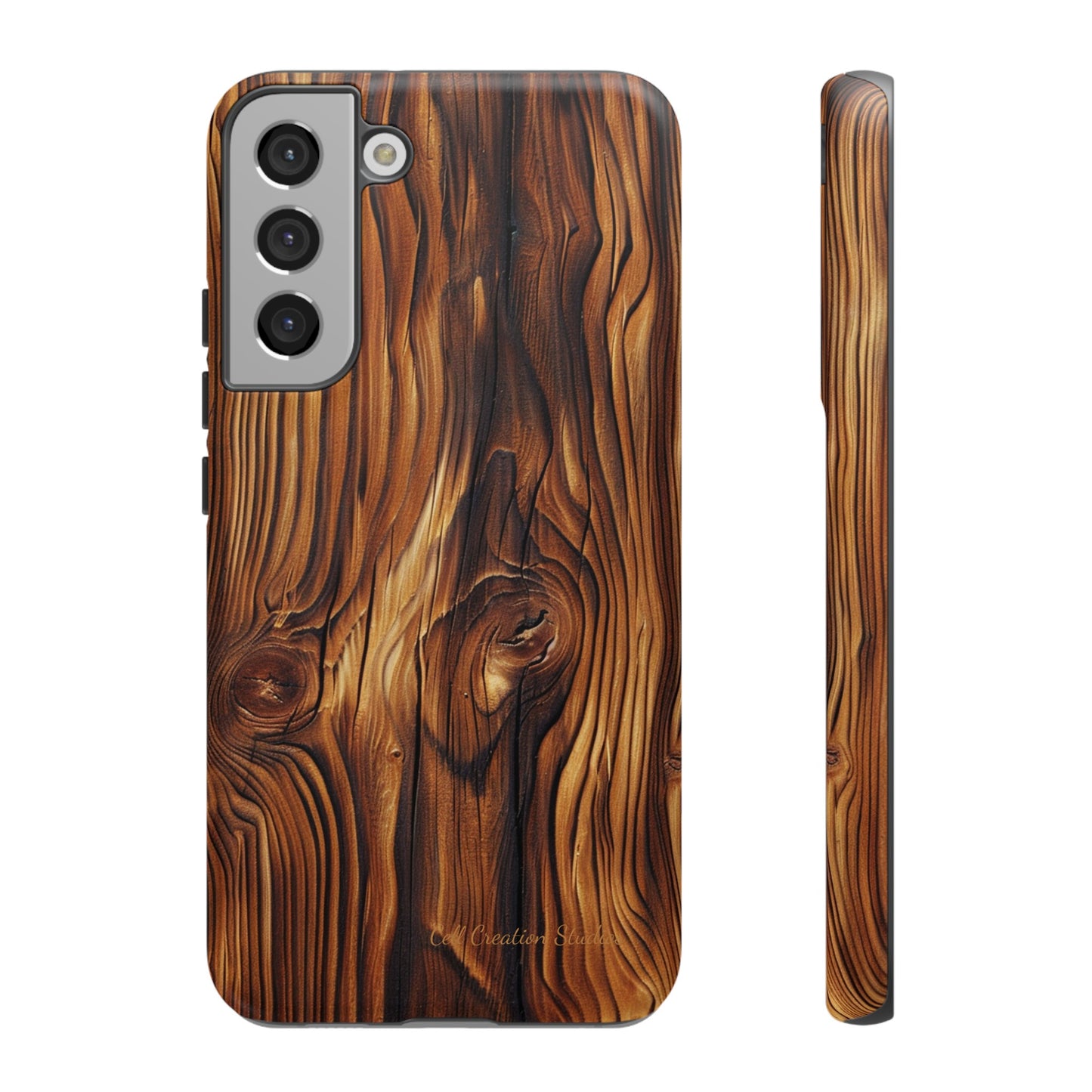 "Wood Grain Elegance" Tough Samsung Galaxy Cases