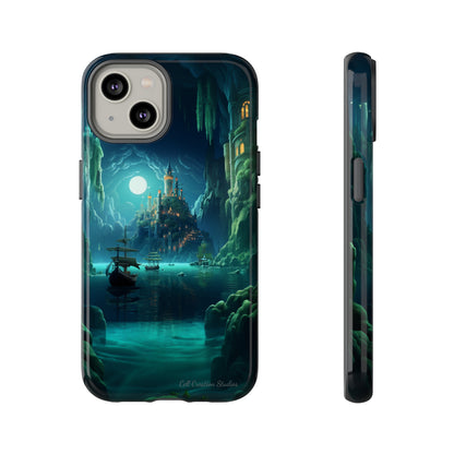 Introducing the "Moonlit Ancient City" Cell Phone Case – Explore Mysteries in the Glow of Moonlight -Tough Cases