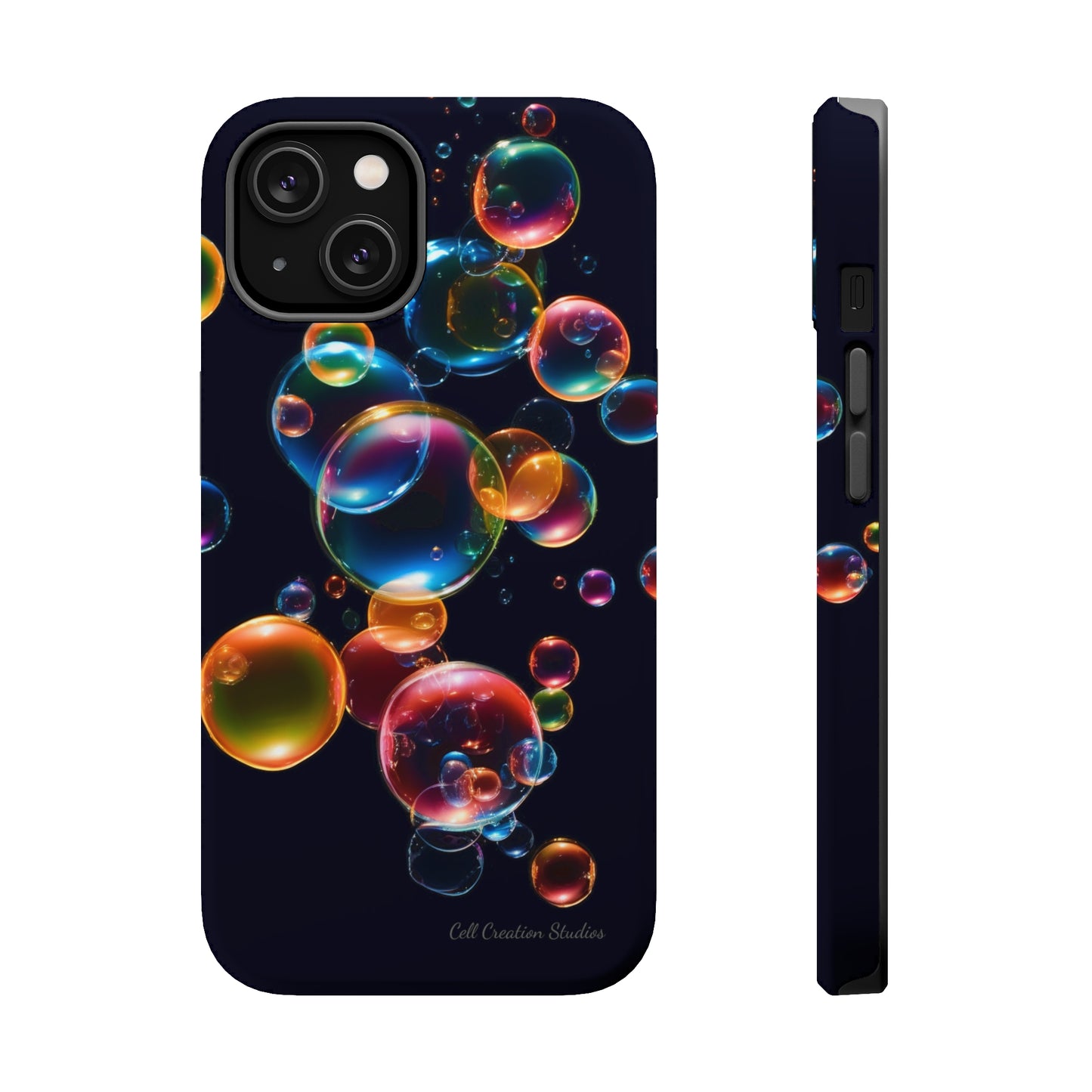 Elevate Your Phone's Aesthetic with our "BubbleBurst" Cell Phone Case -MagSafe Tough Cases