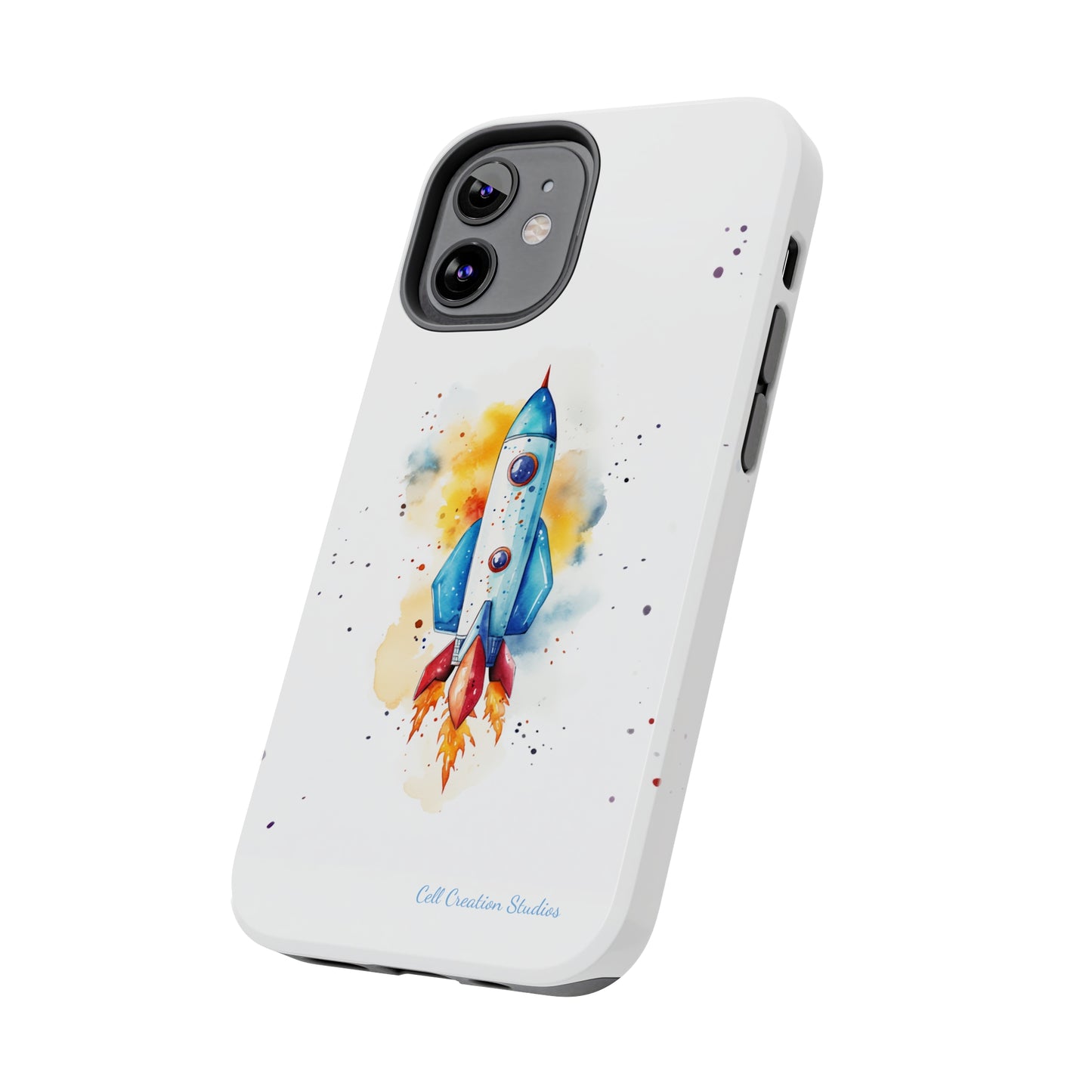 Introducing our "Cosmic Rocket" Cell Phone Case – Where Style Meets Adventure -Tough Phone Cases