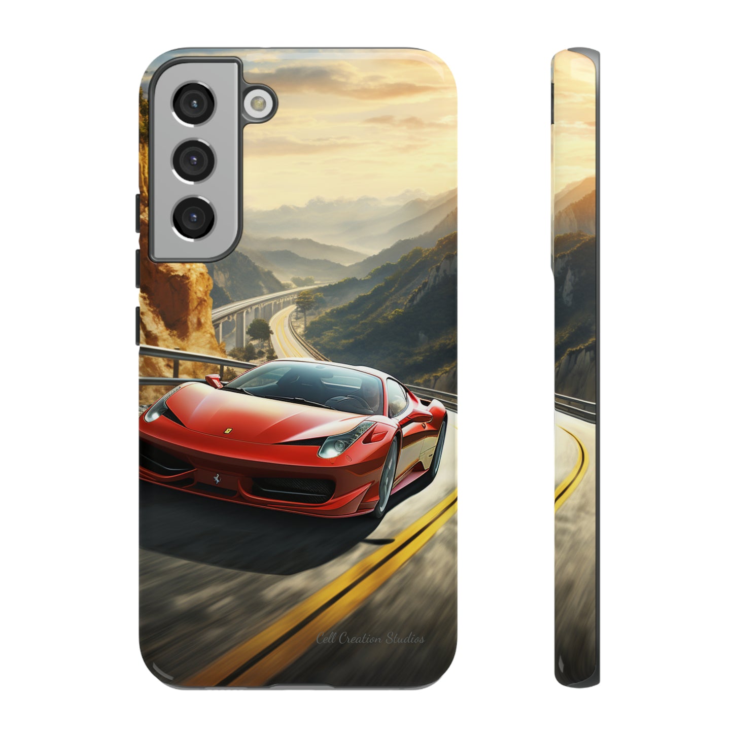 "Mountain Majesty Ferrari Edition" -Tough Samsung Phone Cases