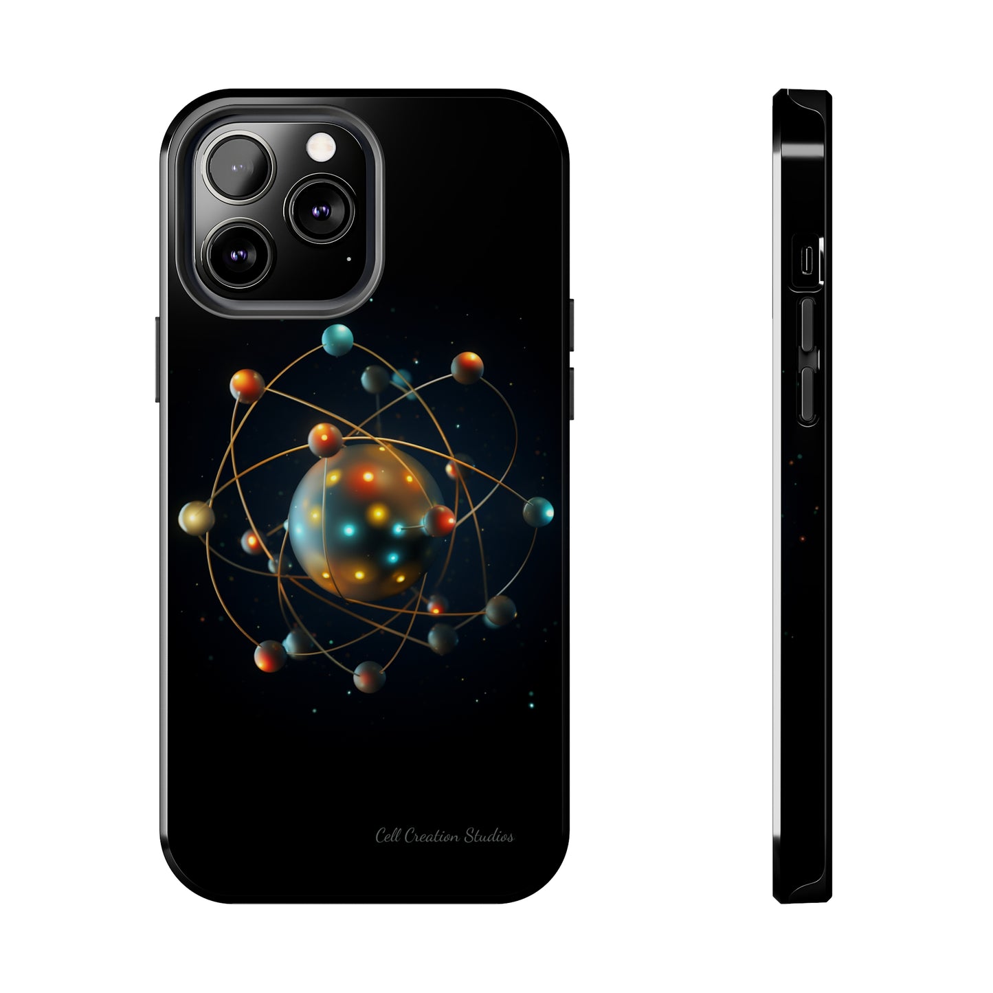 The "Atomic Elegance" Phone Case -Tough Phone Cases