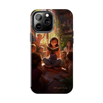 Introducing the "Inspiring Teacher's Tale" Cell Phone Case – Capture the Joy of Storytime -Tough Phone Cases