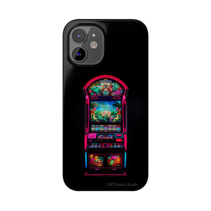 Introducing the "Vibrant Slot Frenzy" Cell Phone Case – Experience the Thrill of Colors and Luck -Slim Phone Cases