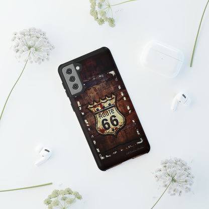 "Retro Route 66" Phone Case -Tough Cases