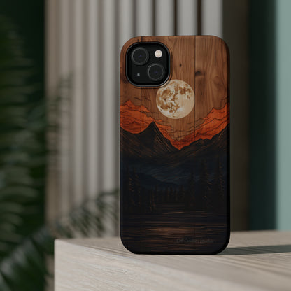 "Elevate Your Style with the Mountain Moonlight Phone Case" -MagSafe Tough Cases