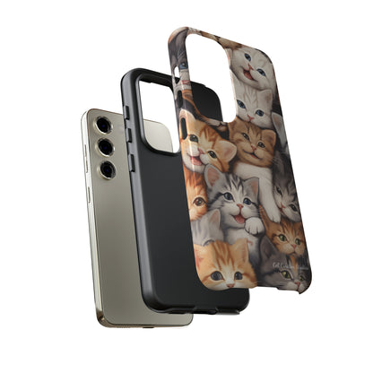 "Kitten Cuddle Haven" Phone Case -Tough Cases