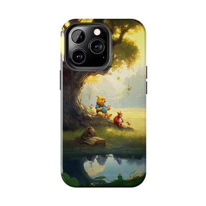 Introducing the "Winnie-The-Pooh Storytime" Cell Phone Case – A Nostalgic Journey with Friends -Tough Phone Cases