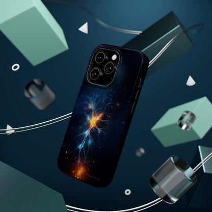 Introducing the "Luminous Neuron" Cell Phone Case – Illuminate Your Connection! -MagSafe Tough Cases