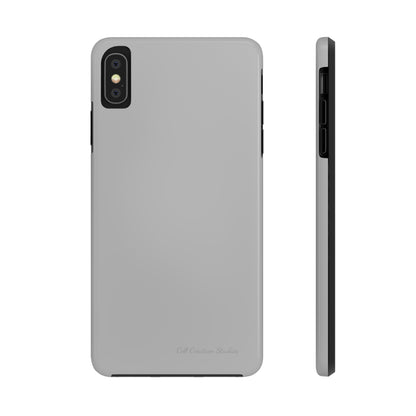 "Sleek Silver Essence" -Tough iPhone Cases