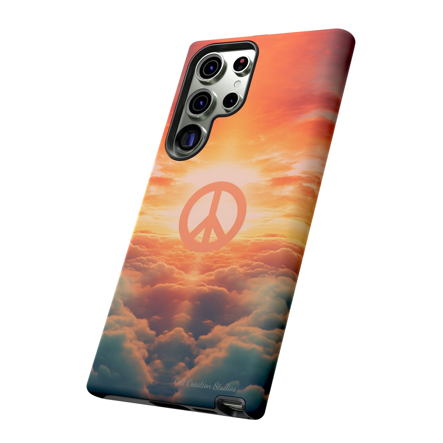 Introducing the "Sky Peace" Cell Phone Case – Carry Tranquility in Your Pocket -Tough Cases