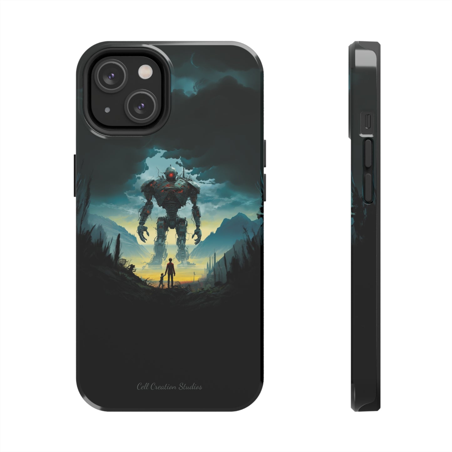 Introducing the "Rising Titan" Cell Phone Case – Witness the Astonishing Emergence of a Giant Robot! -Tough Phone Cases