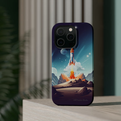 Introducing our "Galactic Odyssey" Cell Phone Case – Launch Your Device into Adventure -MagSafe Tough Cases