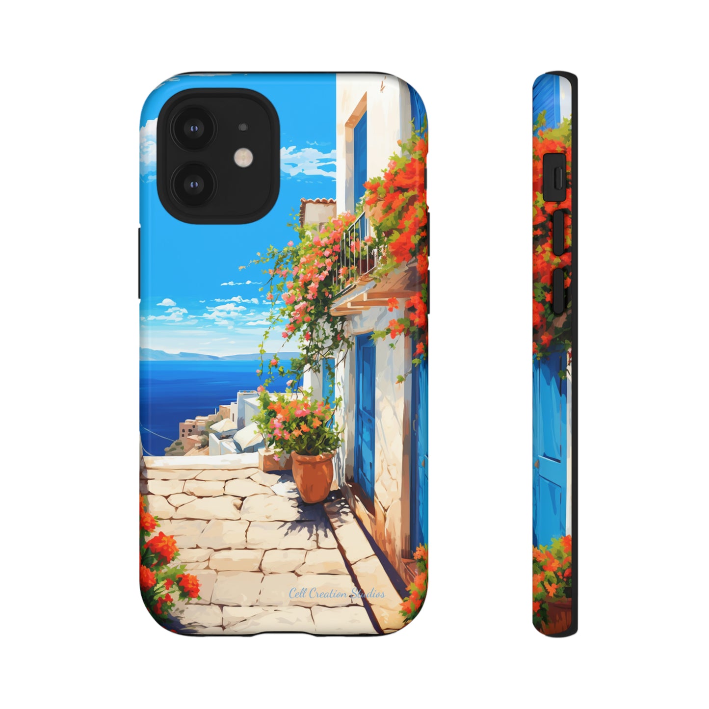 "Mediterranean Bliss Horizon" -Tough iPhone Cases