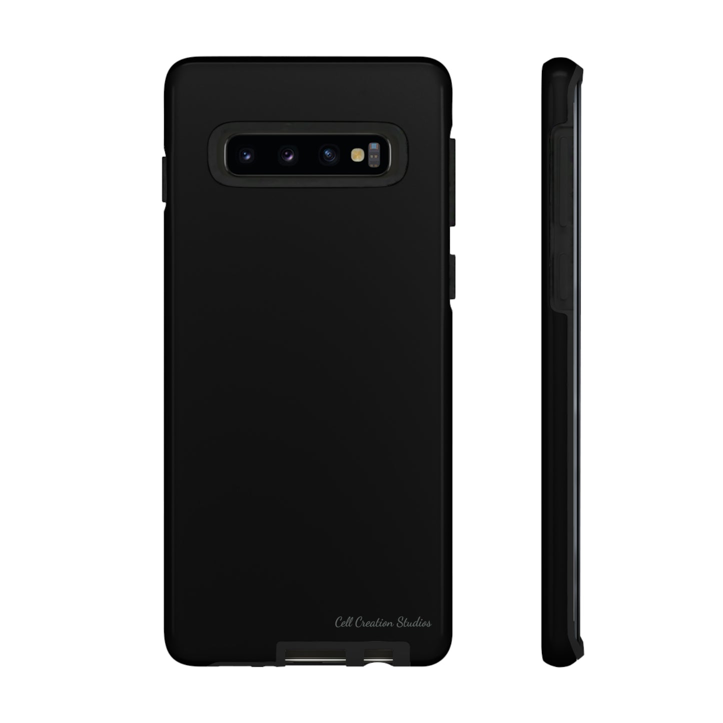 "Stealth Black Defender" -Tough Samsung Phone Cases