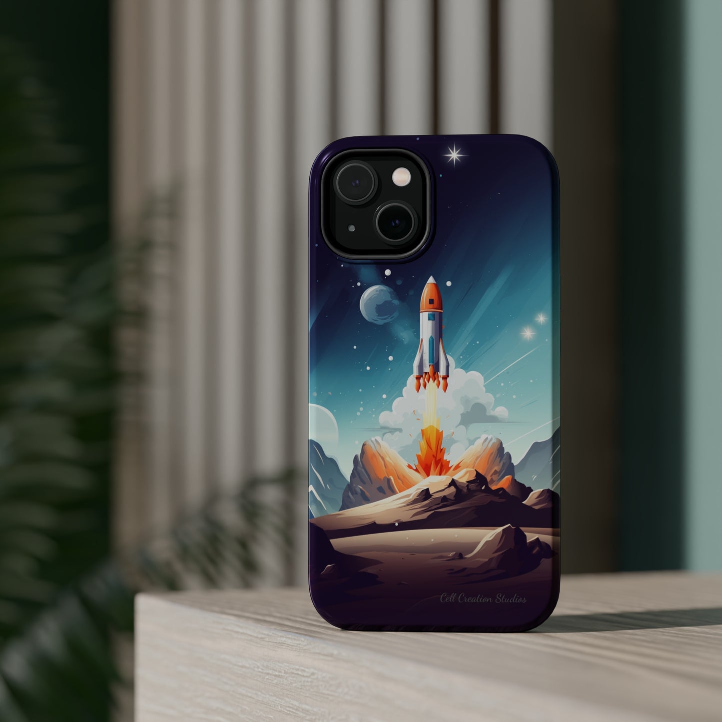 Introducing our "Galactic Odyssey" Cell Phone Case – Launch Your Device into Adventure -MagSafe Tough Cases