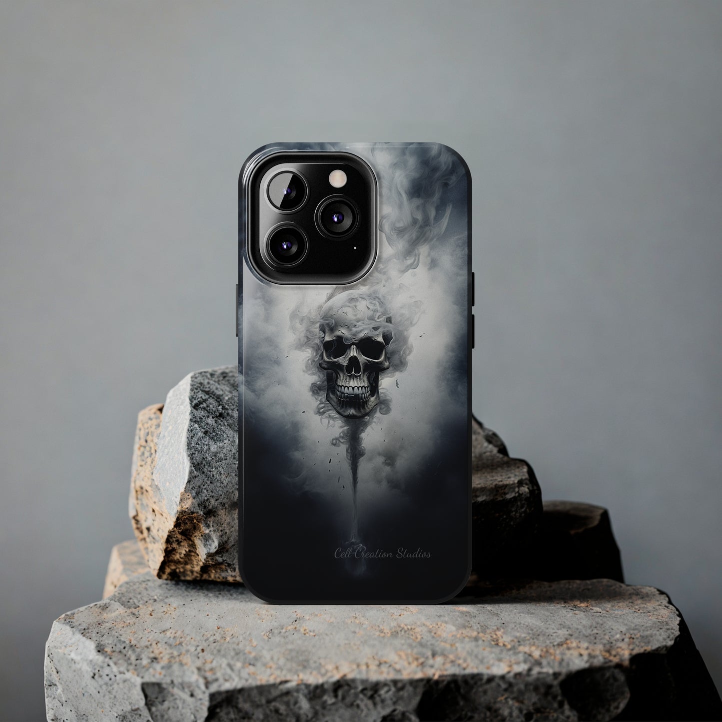 "Mystic Smoke Skull" -Tough iPhone Cases