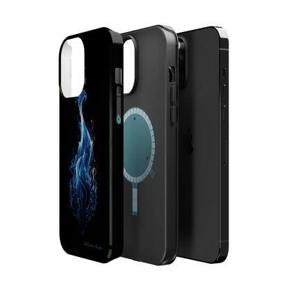 "Blue Flame" Phone Case: Ignite Your Style with Fiery Elegance -MagSafe Tough Cases