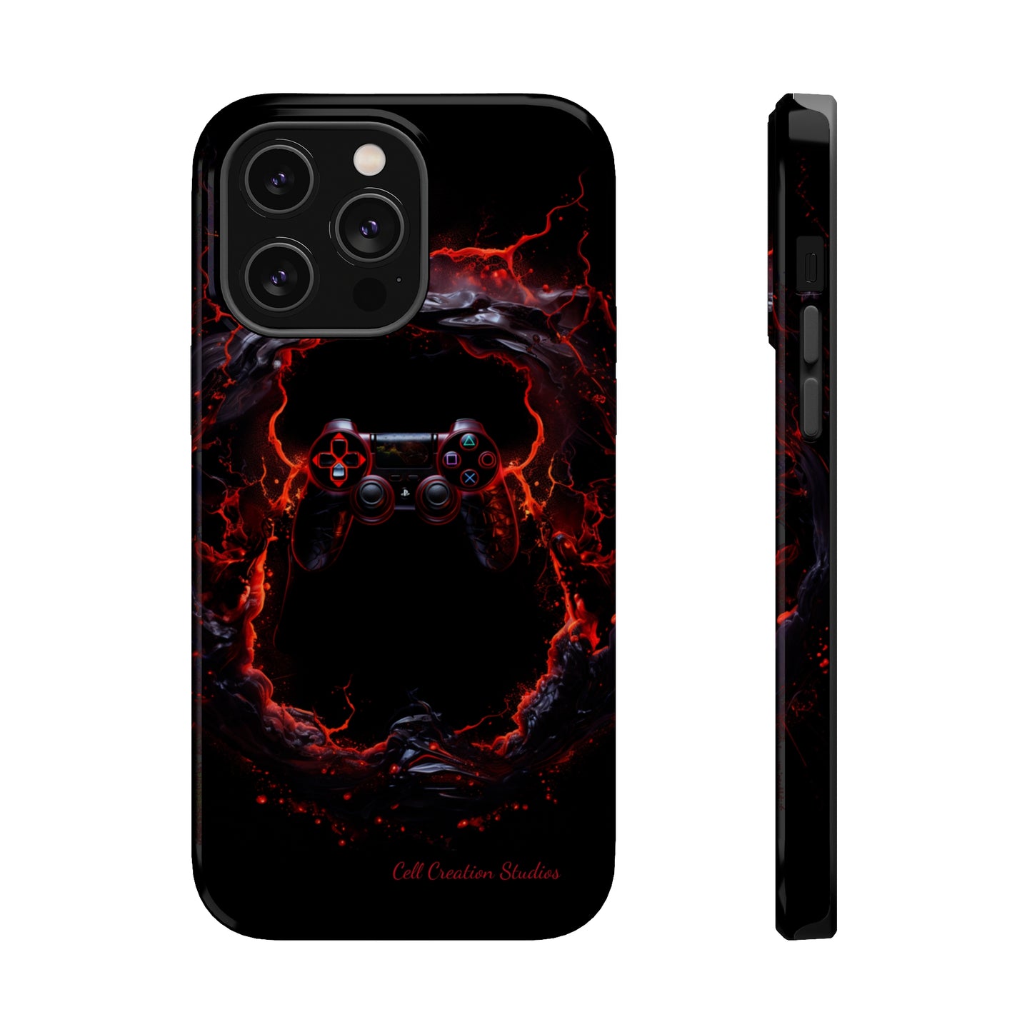 "InfernoGamer Plasma Burst" -MagSafe Tough iPhone Cases