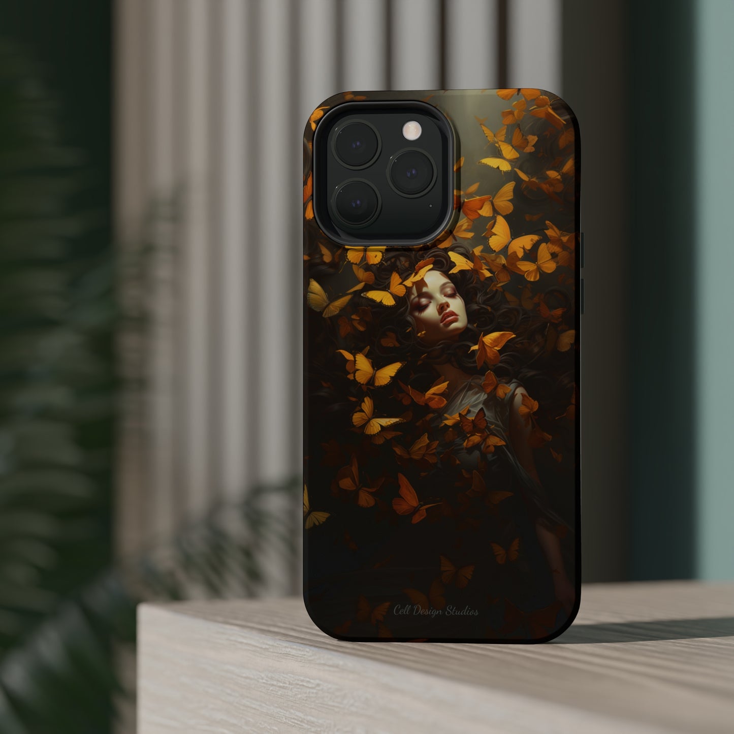 Introducing the "Butterfly Embrace" Cell Phone Case – A Fusion of Beauty and Grace -MagSafe Tough Cases