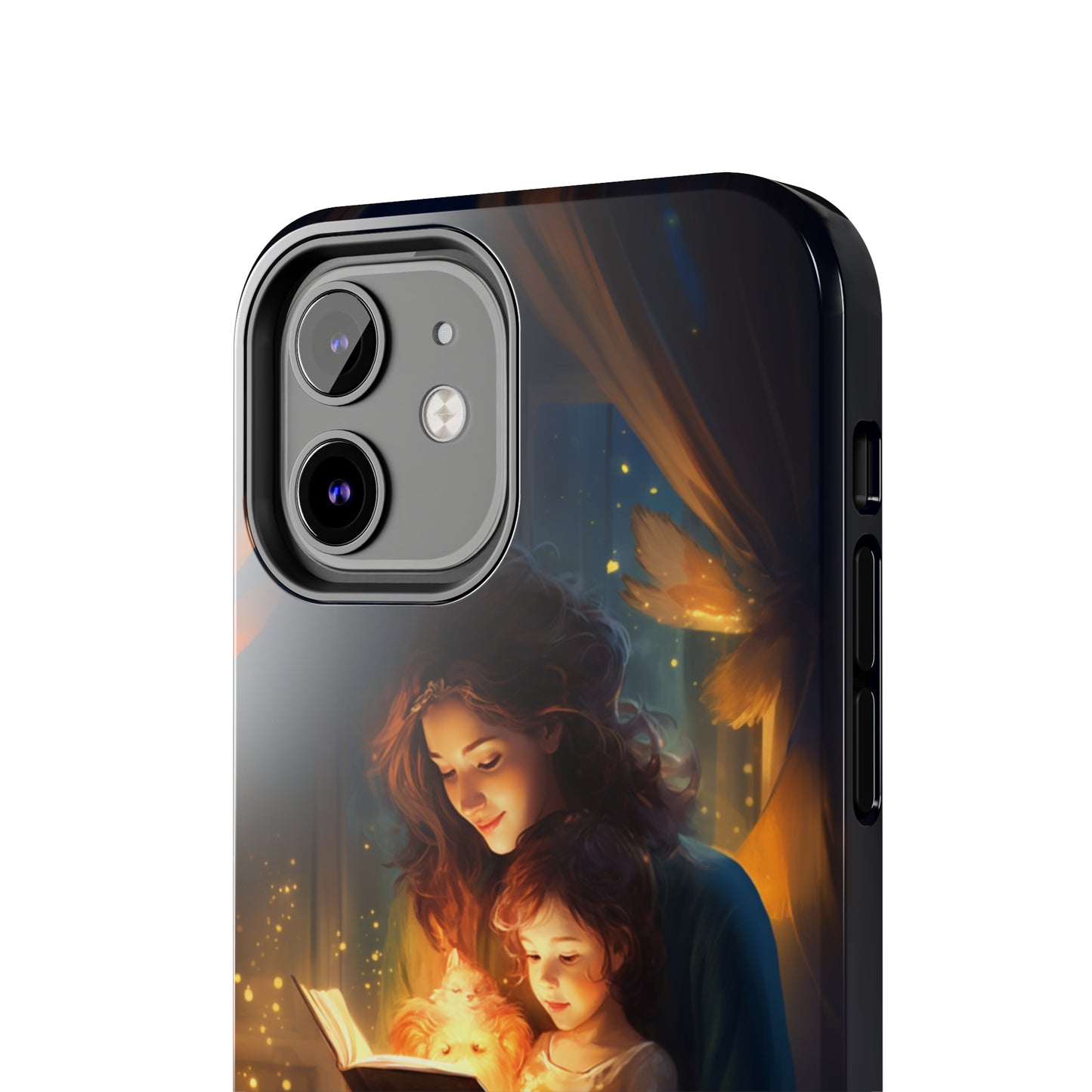 Introducing the "Bedtime Story Bliss" Cell Phone Case – Cherish Heartwarming Moments with Every Glance -Tough Phone Cases