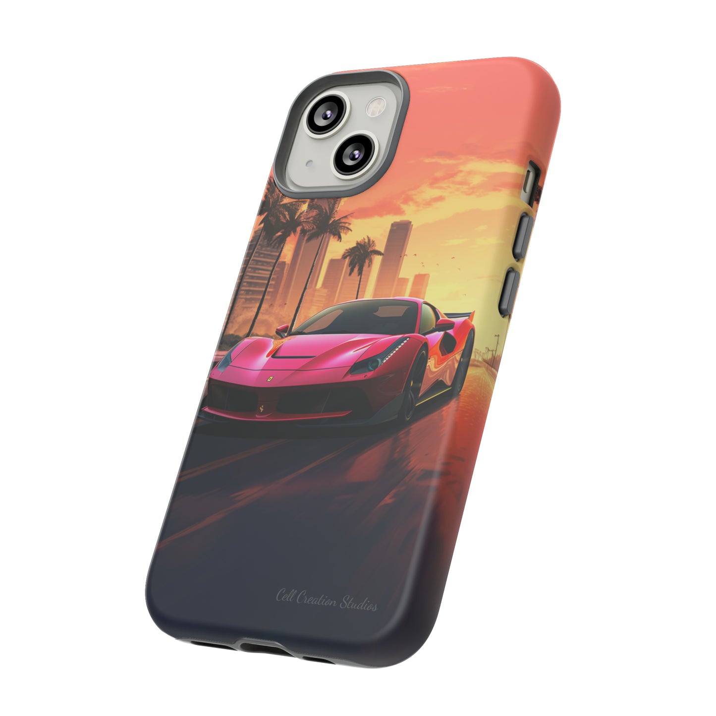 "Sunset Boulevard Ferrari Edition" -Tough iPhone Cases