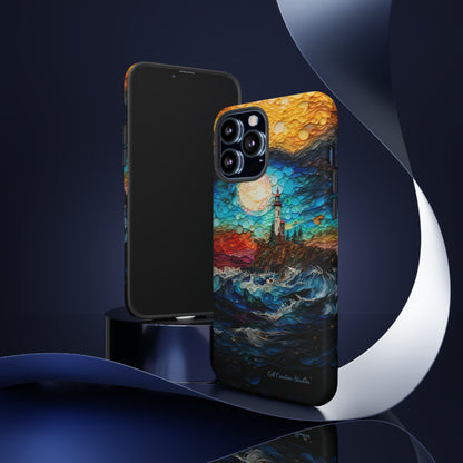 "Coastal Canvas Guardian" -Tough iPhone Cases