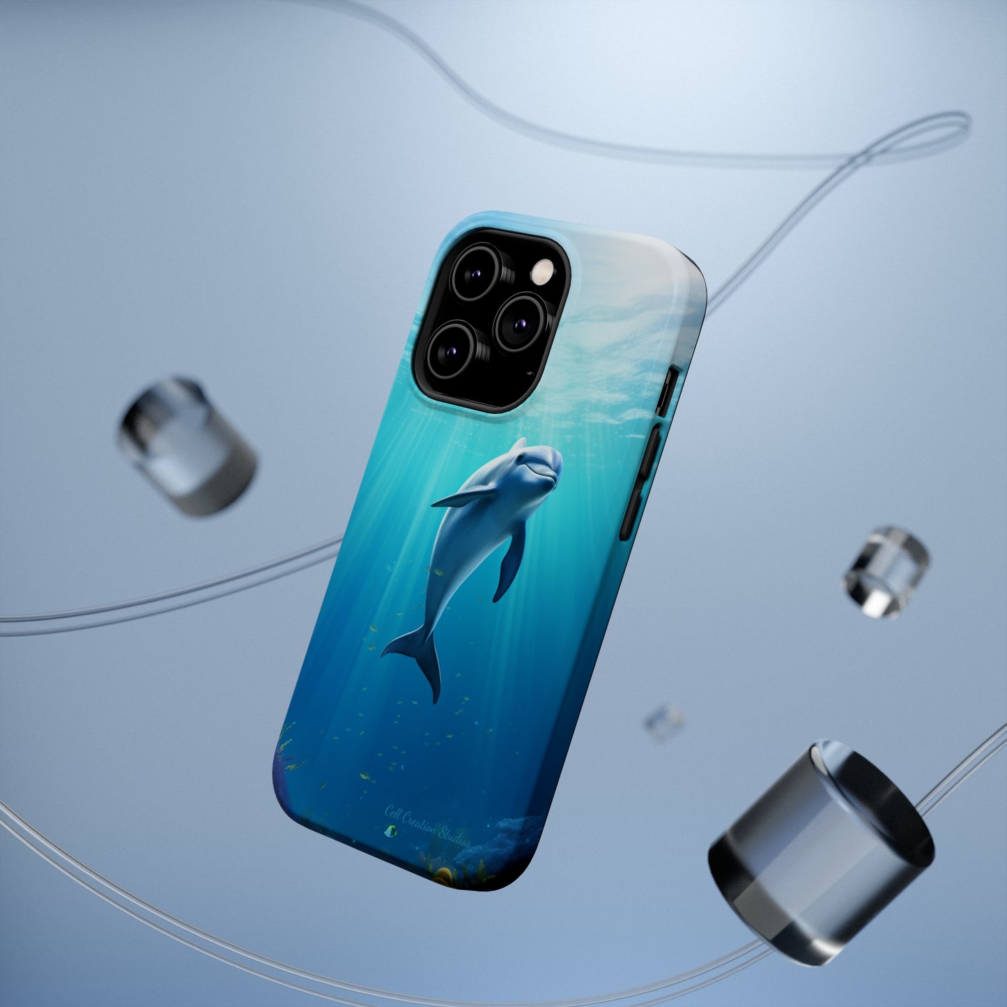 The "Dolphin Serenity" -MagSafe Tough iPhone Cases