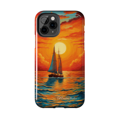 "Sailboat Sunset" -Tough iPhone Cases