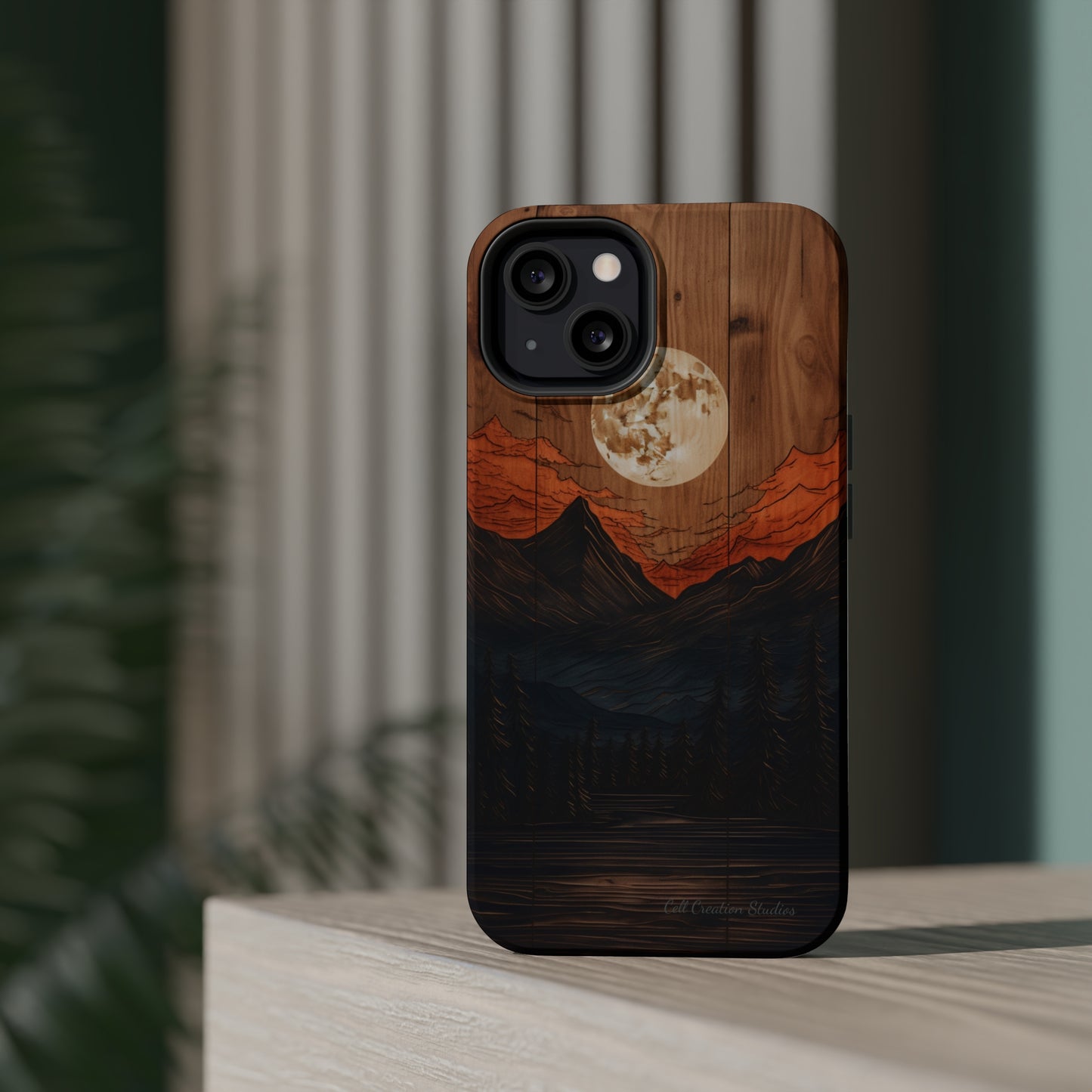 "Elevate Your Style with the Mountain Moonlight Phone Case" -MagSafe Tough Cases