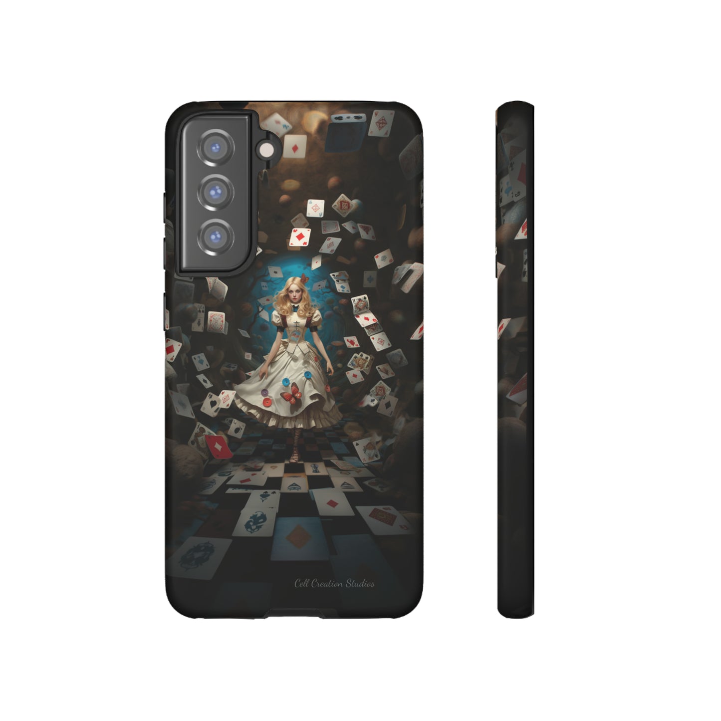 Introducing the "Alice in Wonderland" Cell Phone Case – A Journey Through Imagination -Tough Cases